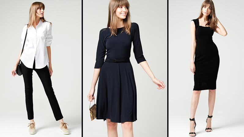 what to wear with a black dress
