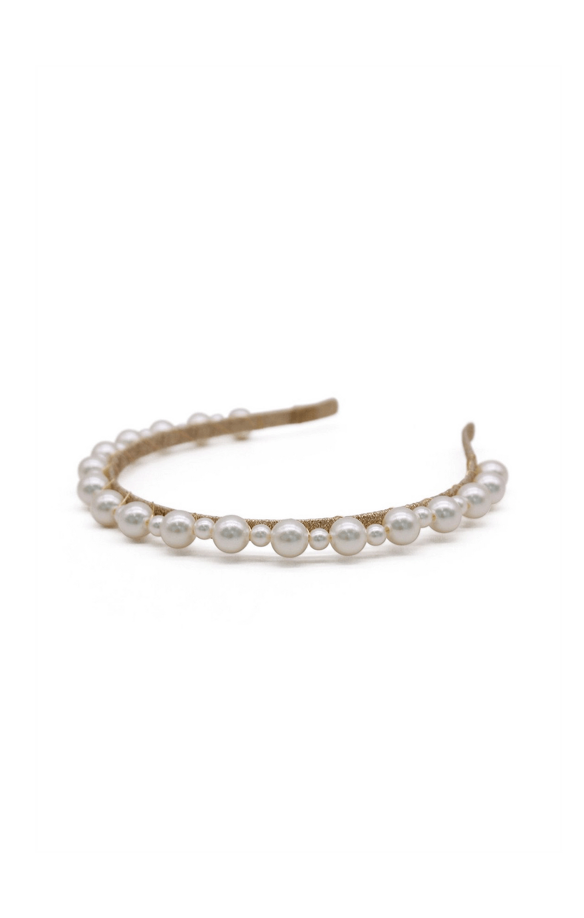 PERLA HEADBAND IN PEARL AND GOLD