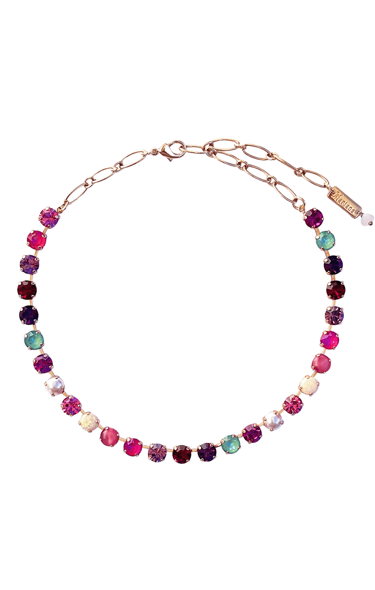 VIENNA NECKLACE IN FUCHSIA BOUQUET