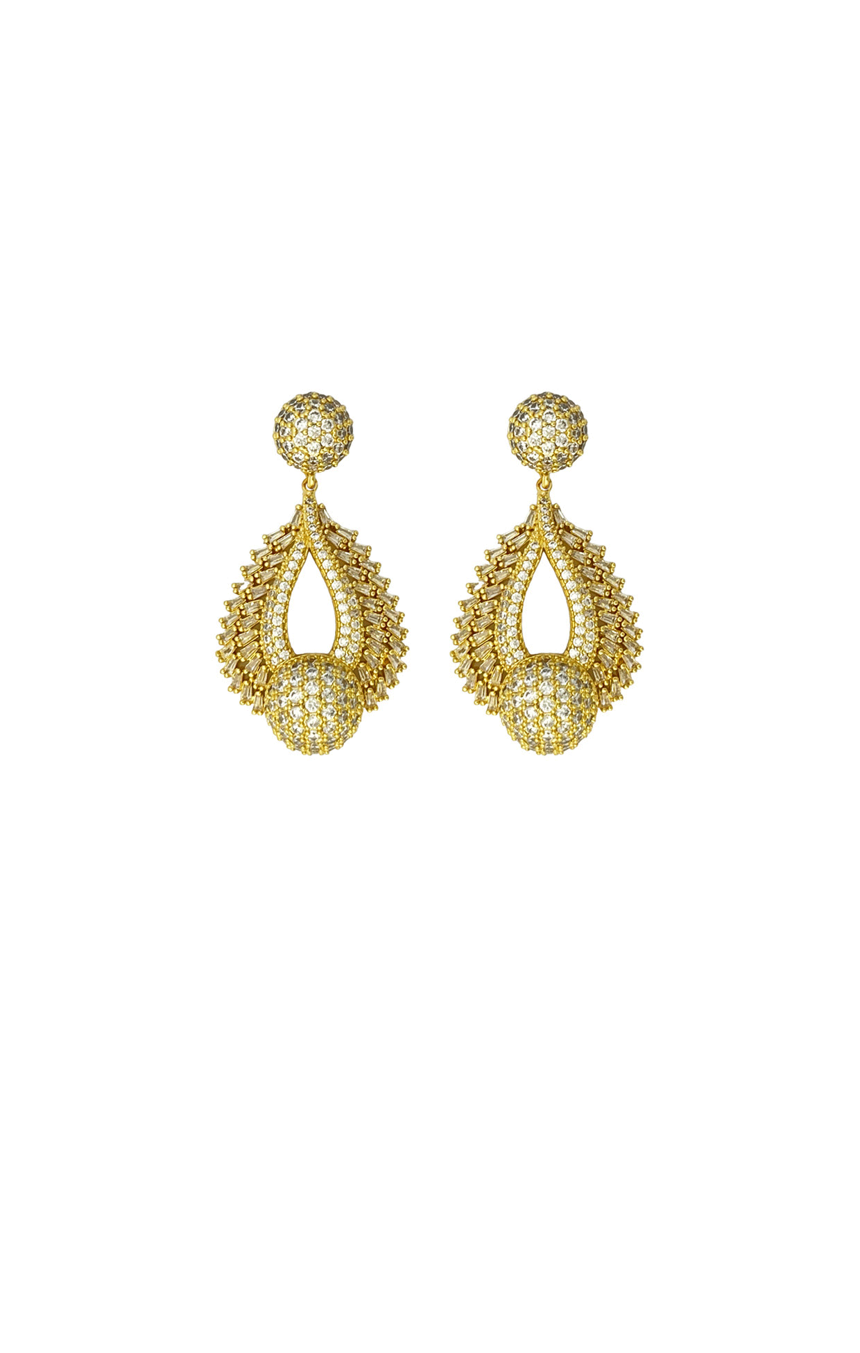 Earrings OS / GOLD AGRA EARRING IN GOLD