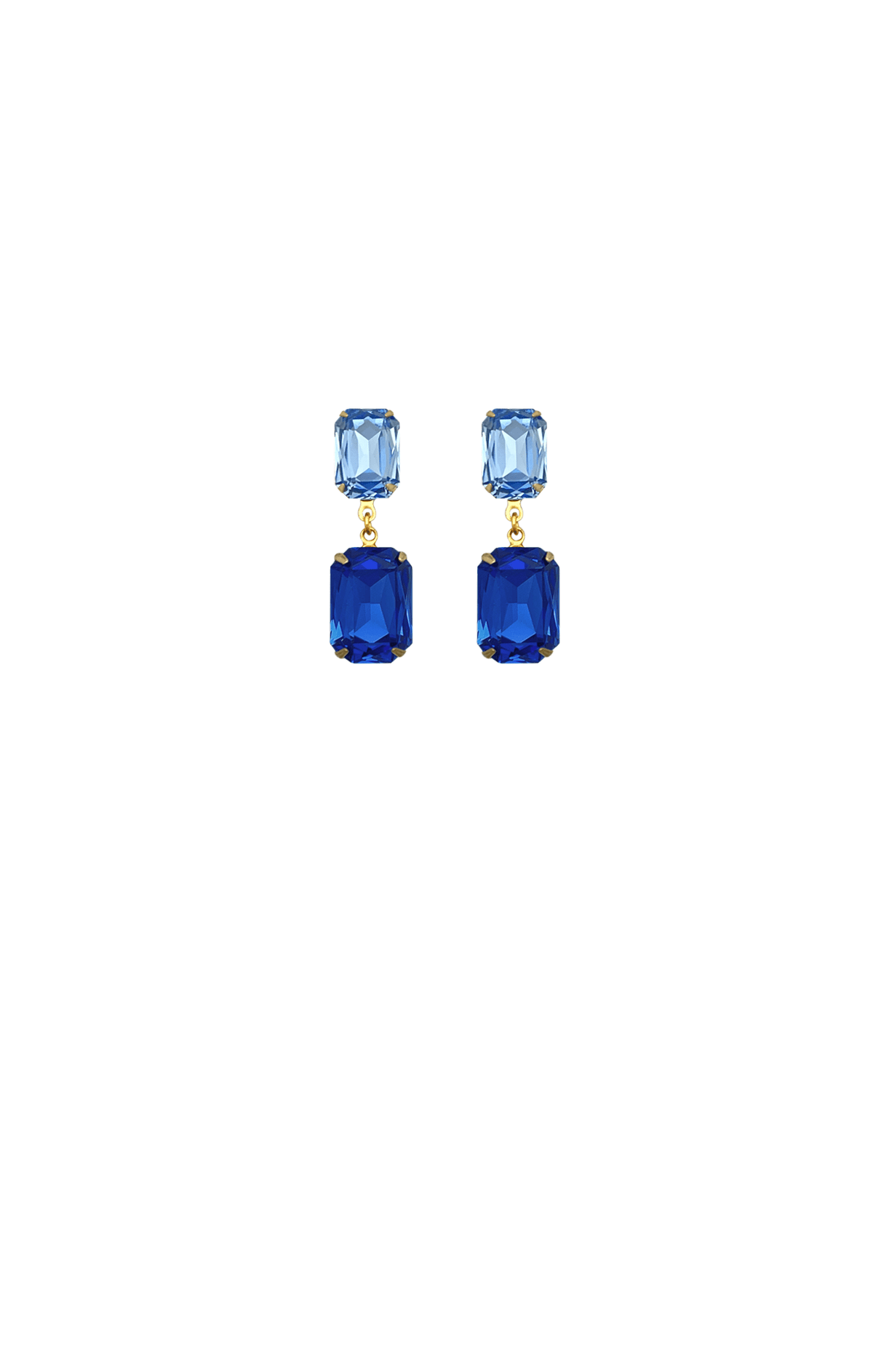 Earrings OS / BLUE ARABELLA DROP EARRING IN BLUE MULTI