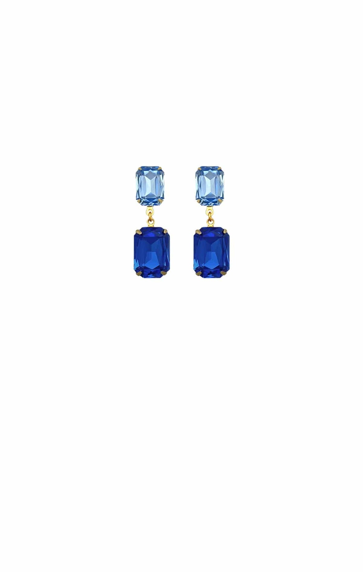 Earrings OS / BLUE ARABELLA DROP EARRING IN BLUE MULTI