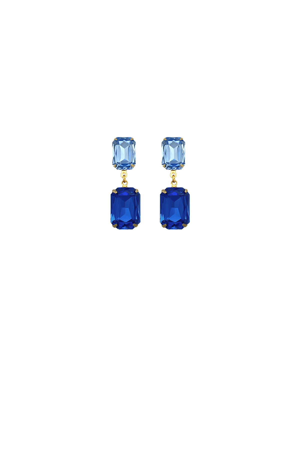 Earrings OS / BLUE ARABELLA DROP EARRING IN BLUE MULTI