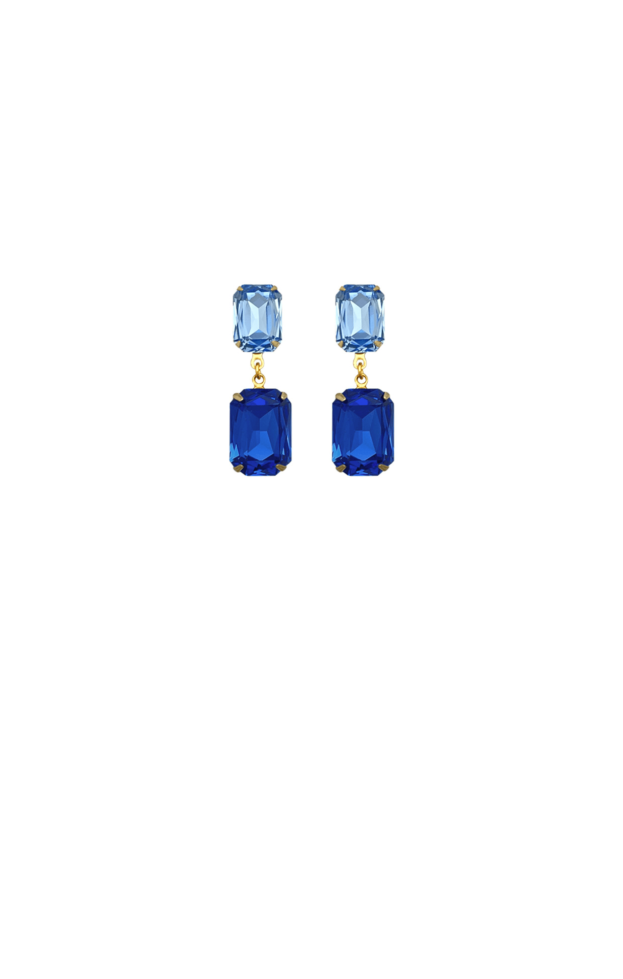 Earrings OS / BLUE ARABELLA DROP EARRING IN BLUE MULTI