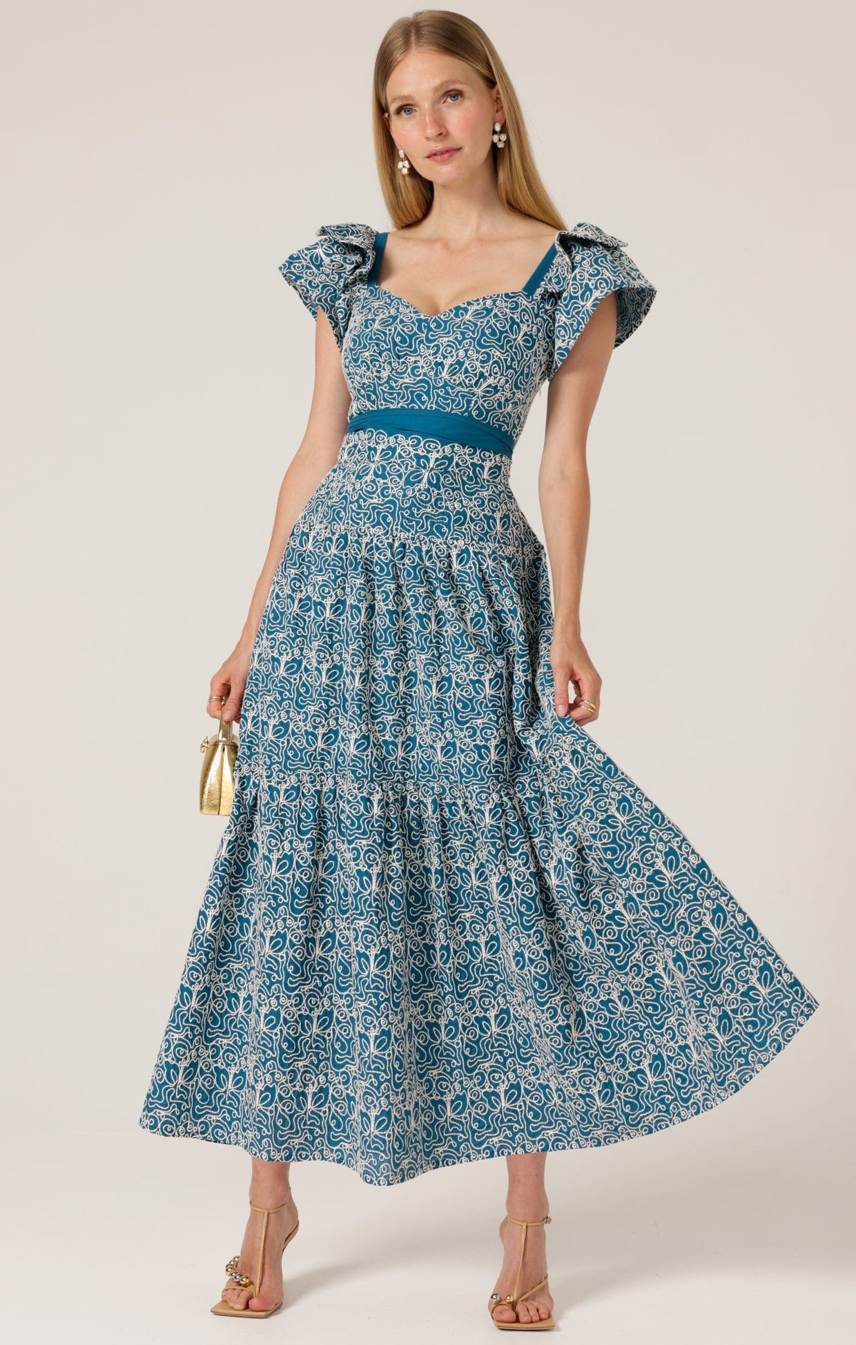 Dresses BLUE WING MAXI DRESS