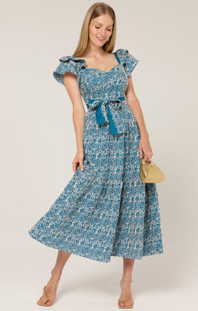 Dresses BLUE WING MAXI DRESS