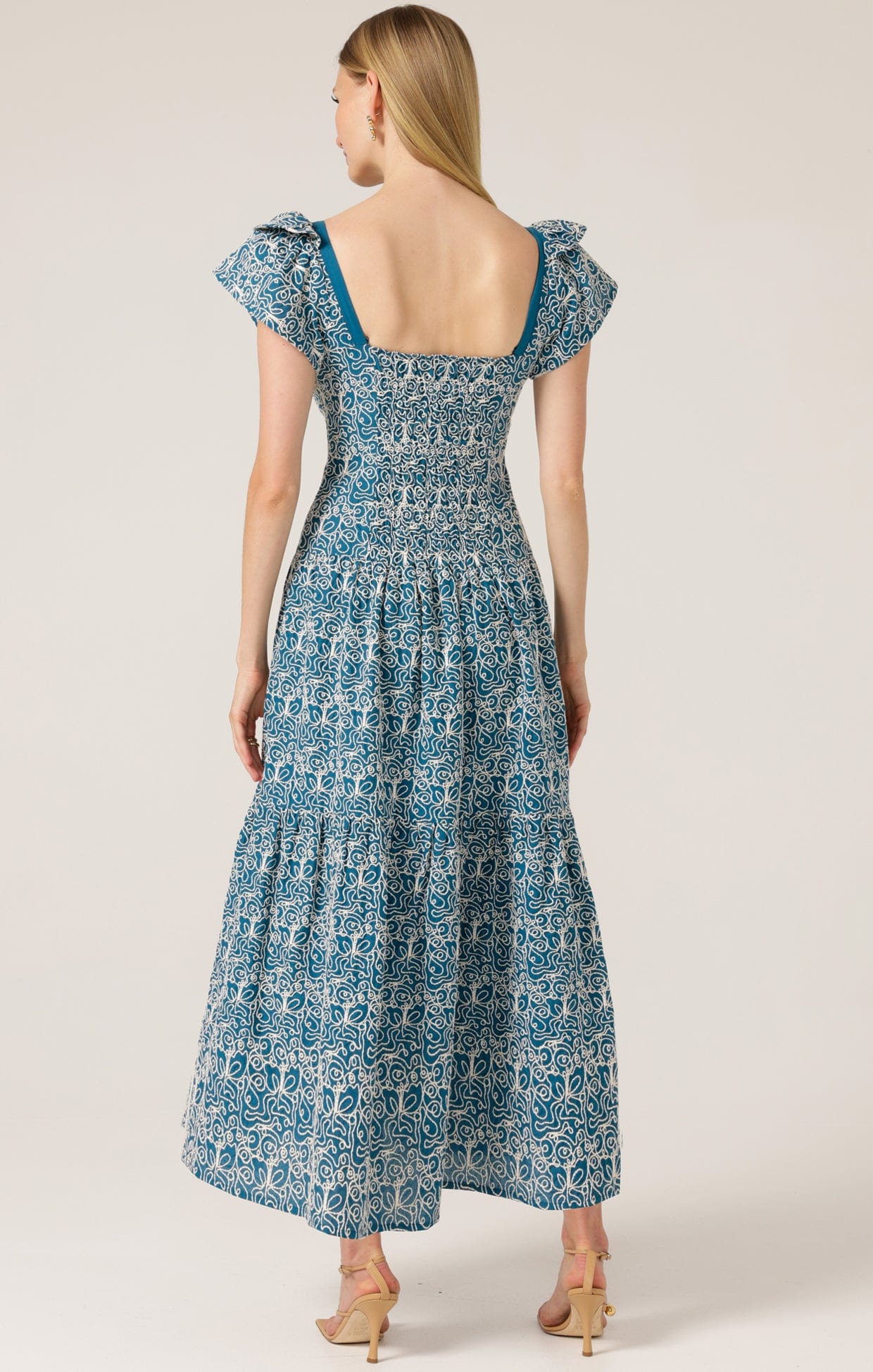 Dresses BLUE WING MAXI DRESS