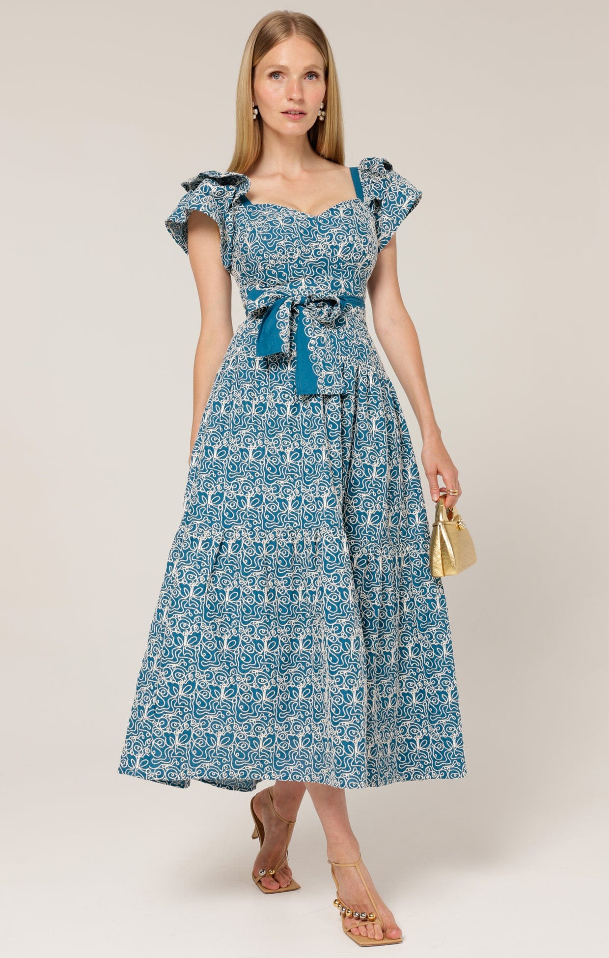 Dresses BLUE WING MAXI DRESS