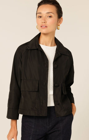 Jackets Multi Occasion BUTTON UP CROP JACKET