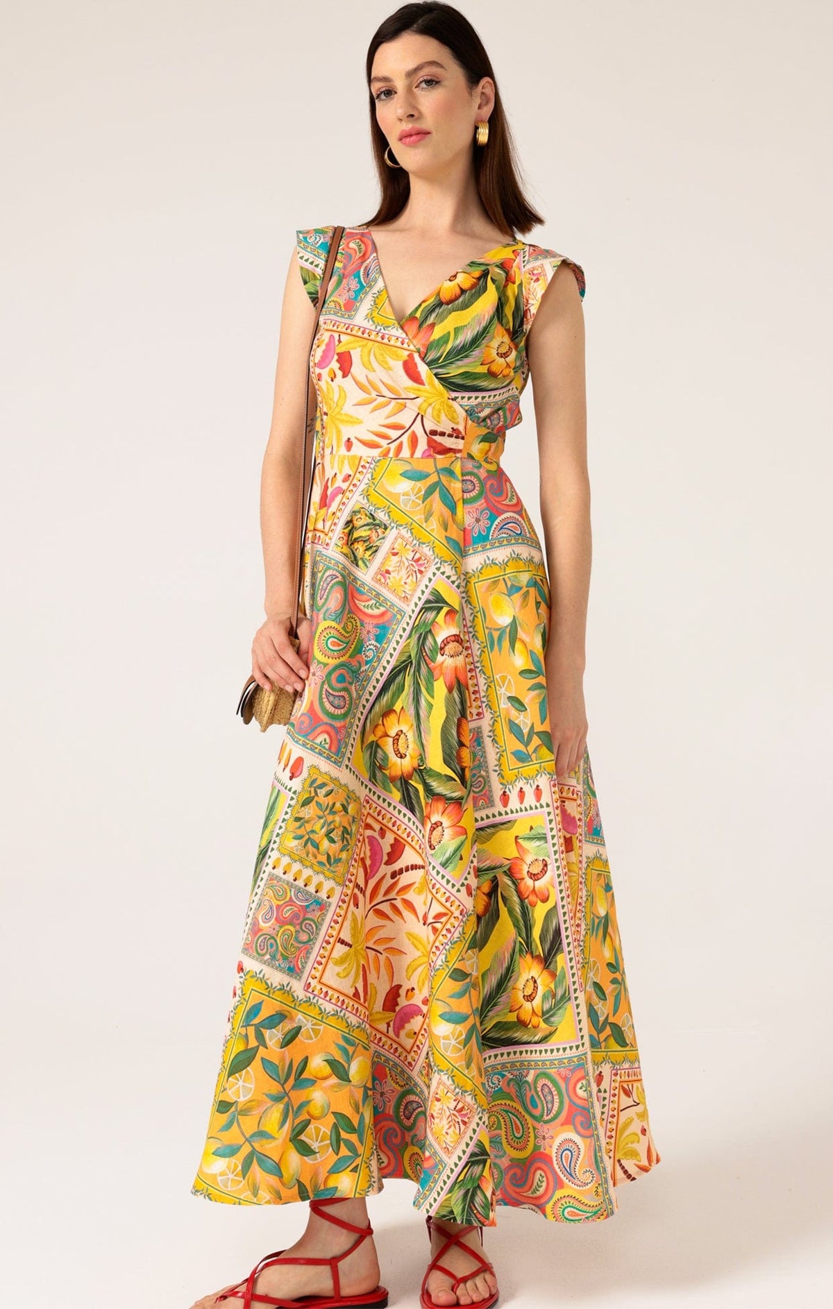 Dresses CANARY MAXI WRAP DRESS