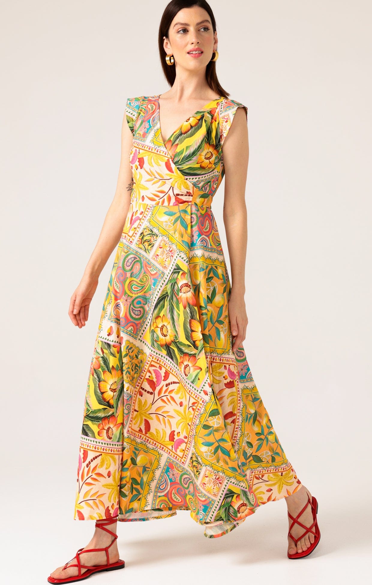 Dresses CANARY MAXI WRAP DRESS