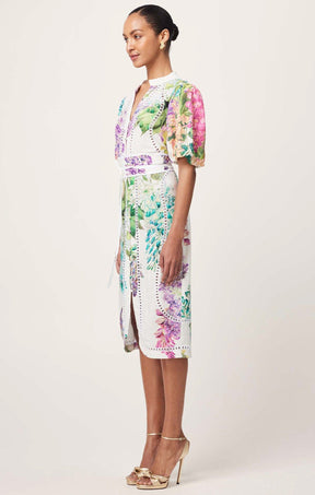 Dresses CARLYLE EMBROIDERED LINEN DRESS