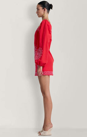 Dresses CARMENSITA MINI DRESS IN ROJO