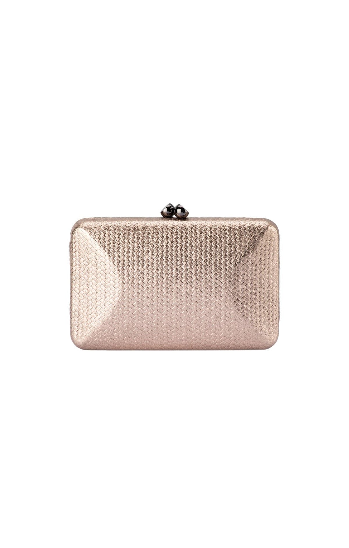 Bags OS / BRONZE CHICA EMBOSSED CLUTCH IN BRONZE