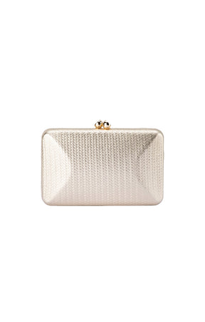 Bags OS / GOLD CHICA EMBOSSED CLUTCH IN GOLD