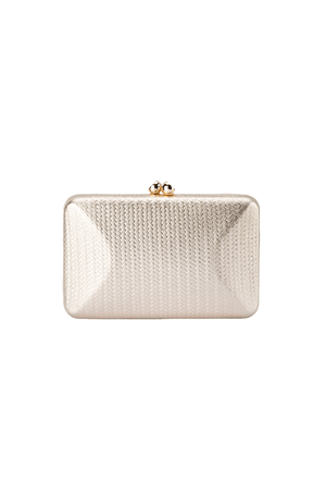 Bags OS / GOLD CHICA EMBOSSED CLUTCH IN GOLD