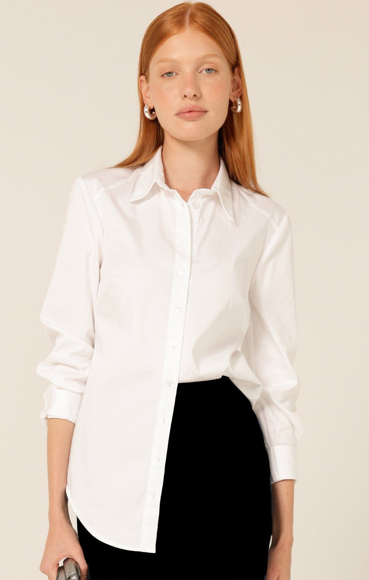 Tops Multi Occasion CLASSIC SHIRT IN WHITE