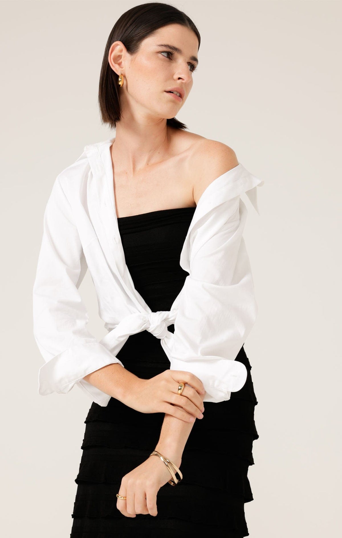 Tops Multi Occasion CLASSIC SHIRT IN WHITE