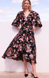 Dresses DAWN PEACH WRAP DRESS