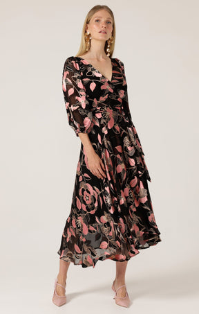 Dresses DAWN PEACH WRAP DRESS