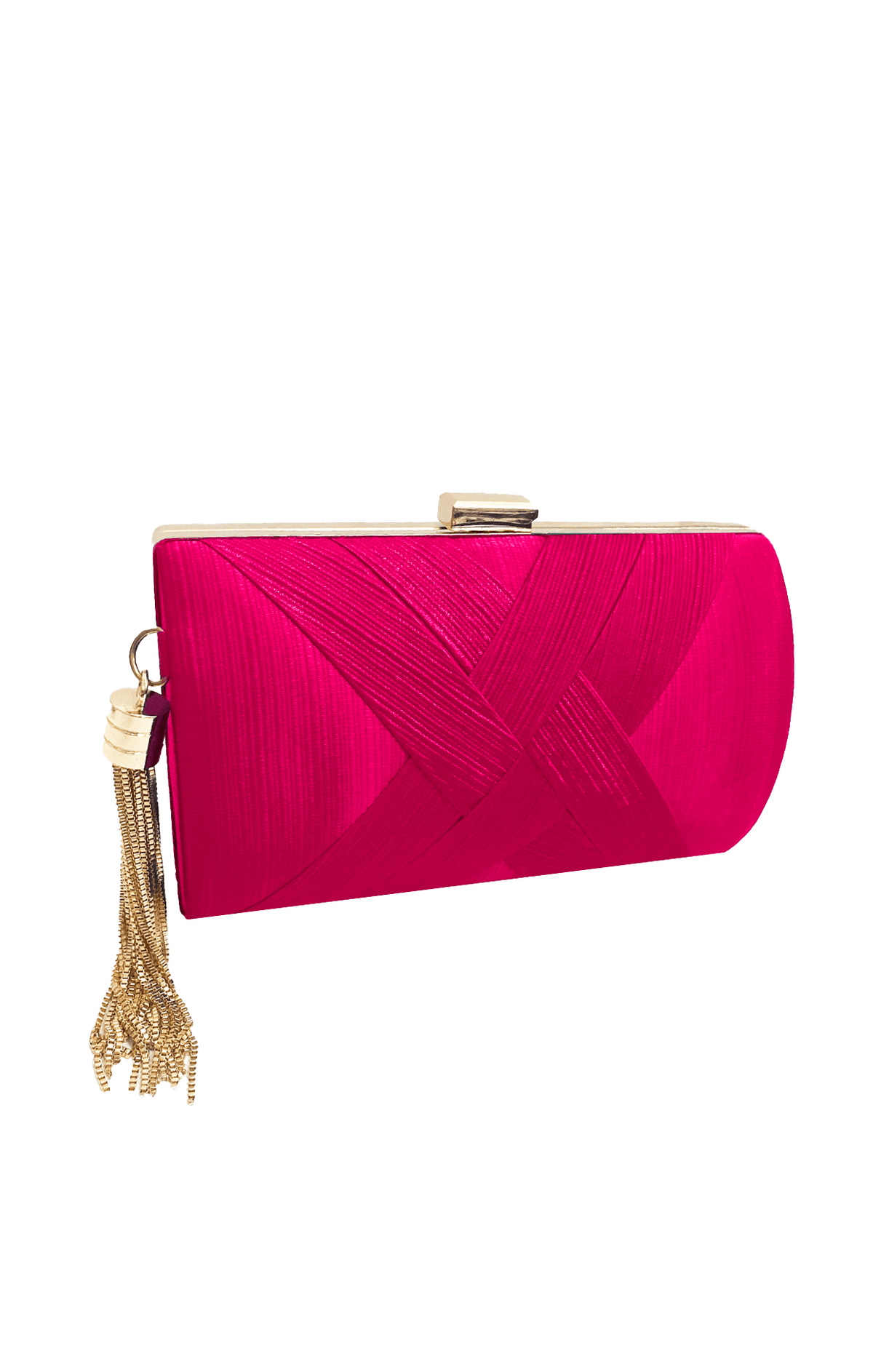 Bags OS / HIBISCUS PINK DEANNA EVENING BAG IN HIBISCUS PINK