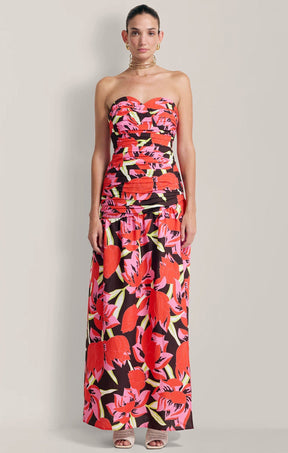 Dresses DOLCIE MAXI DRESS IN ROJO PRINT