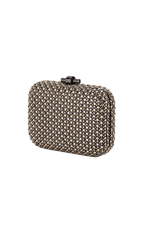 Bags OS / METALLIC ELLEN HOTFIX CLUTCH