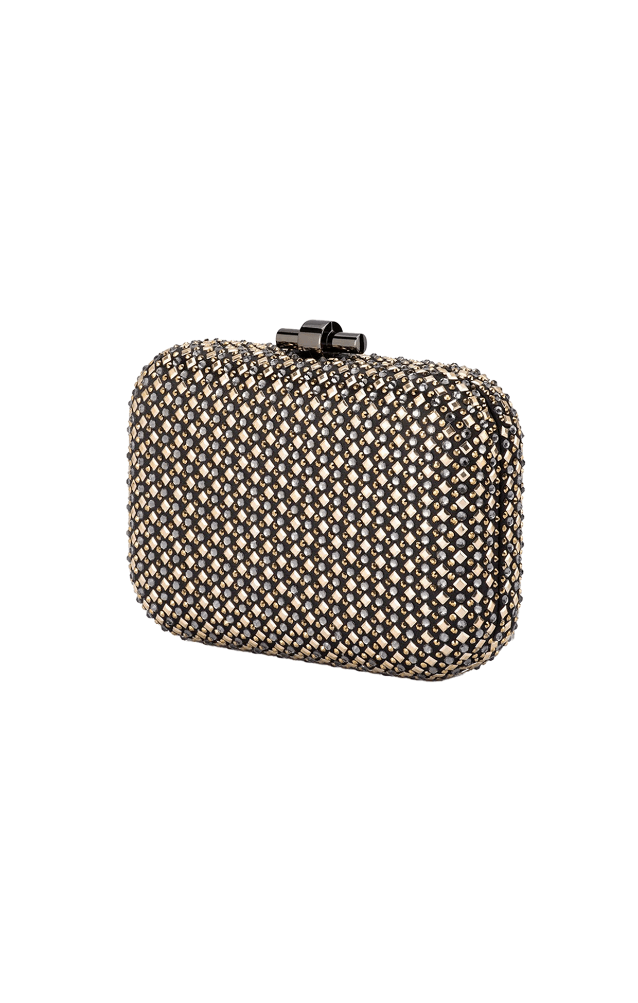 Bags OS / METALLIC ELLEN HOTFIX CLUTCH