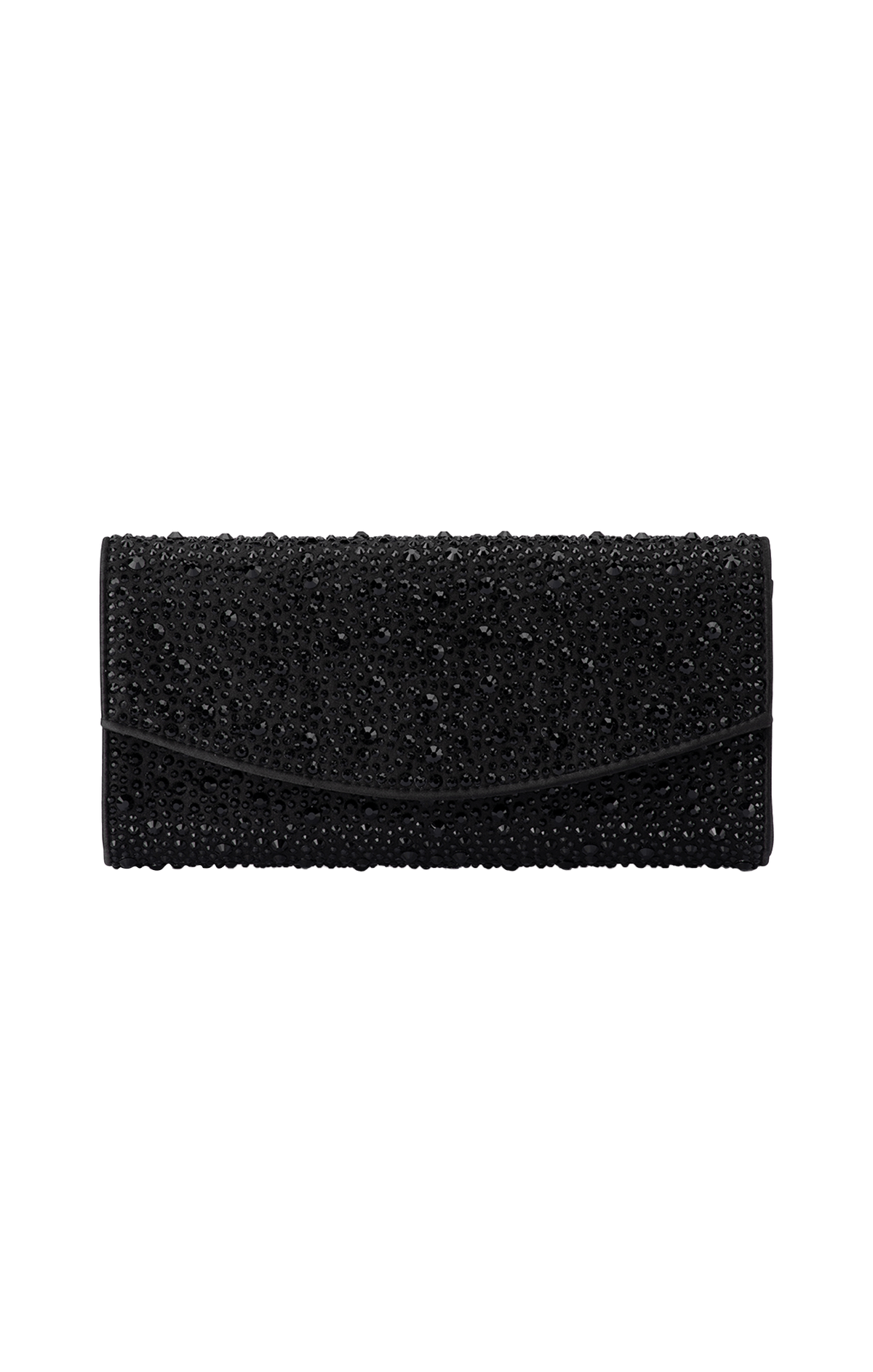 Bags OS / BLACK EMMA CRYSTAL CLUTCH IN BLACK