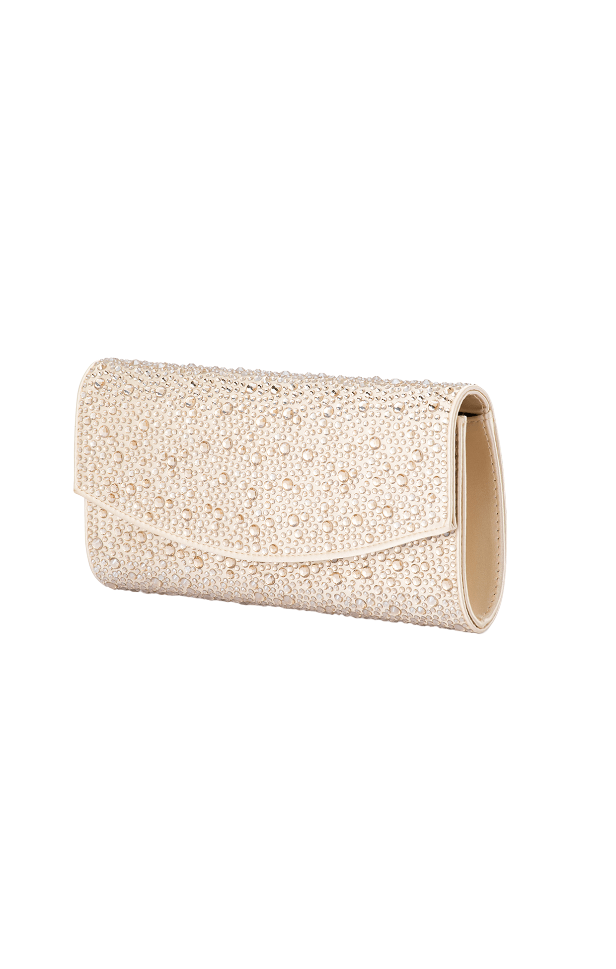 Bags OS / CHAMPAGNE EMMA CRYSTAL CLUTCH IN CHAMPAGNE