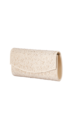 Bags OS / CHAMPAGNE EMMA CRYSTAL CLUTCH IN CHAMPAGNE