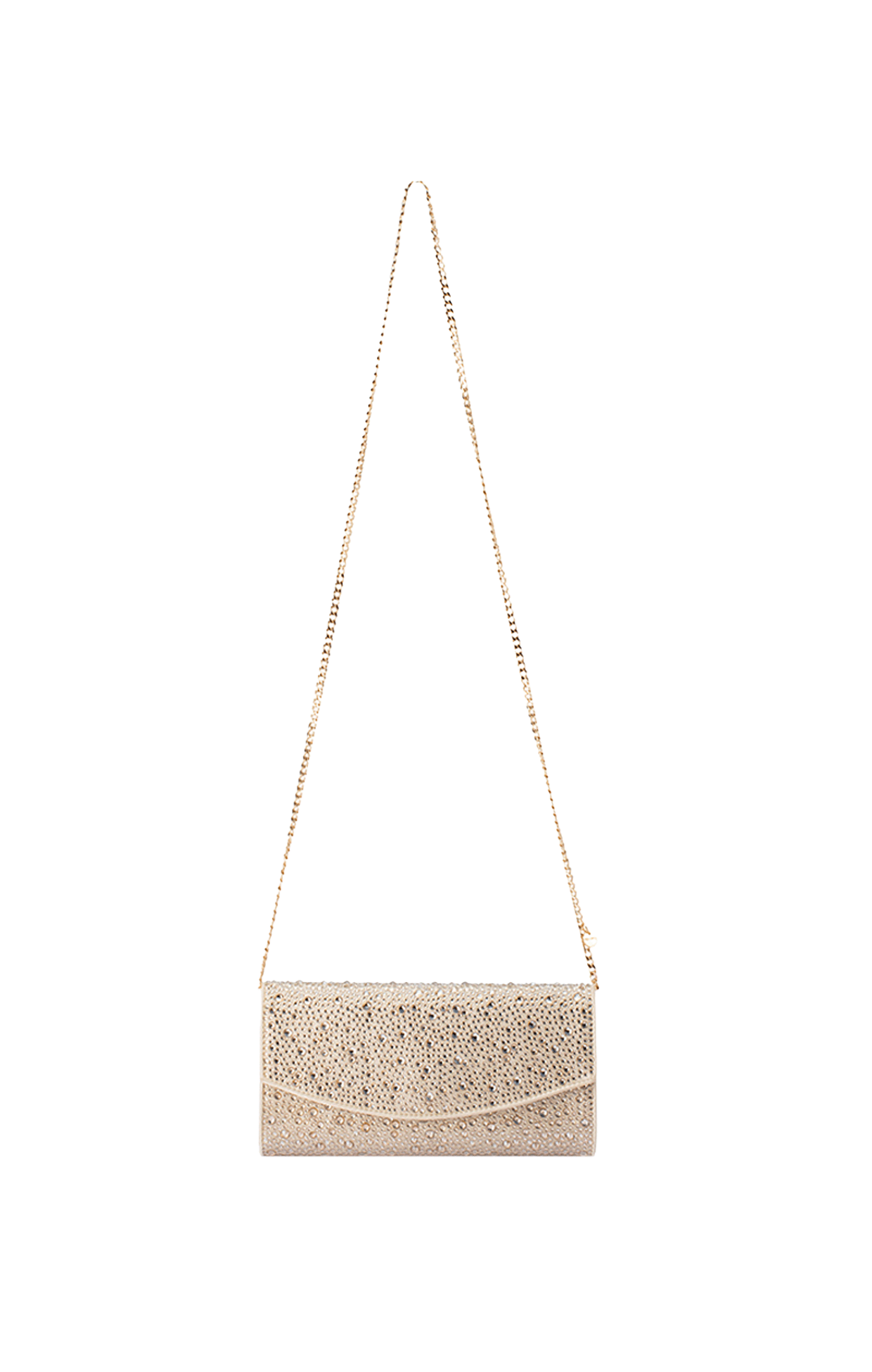 Bags OS / CHAMPAGNE EMMA CRYSTAL CLUTCH IN CHAMPAGNE