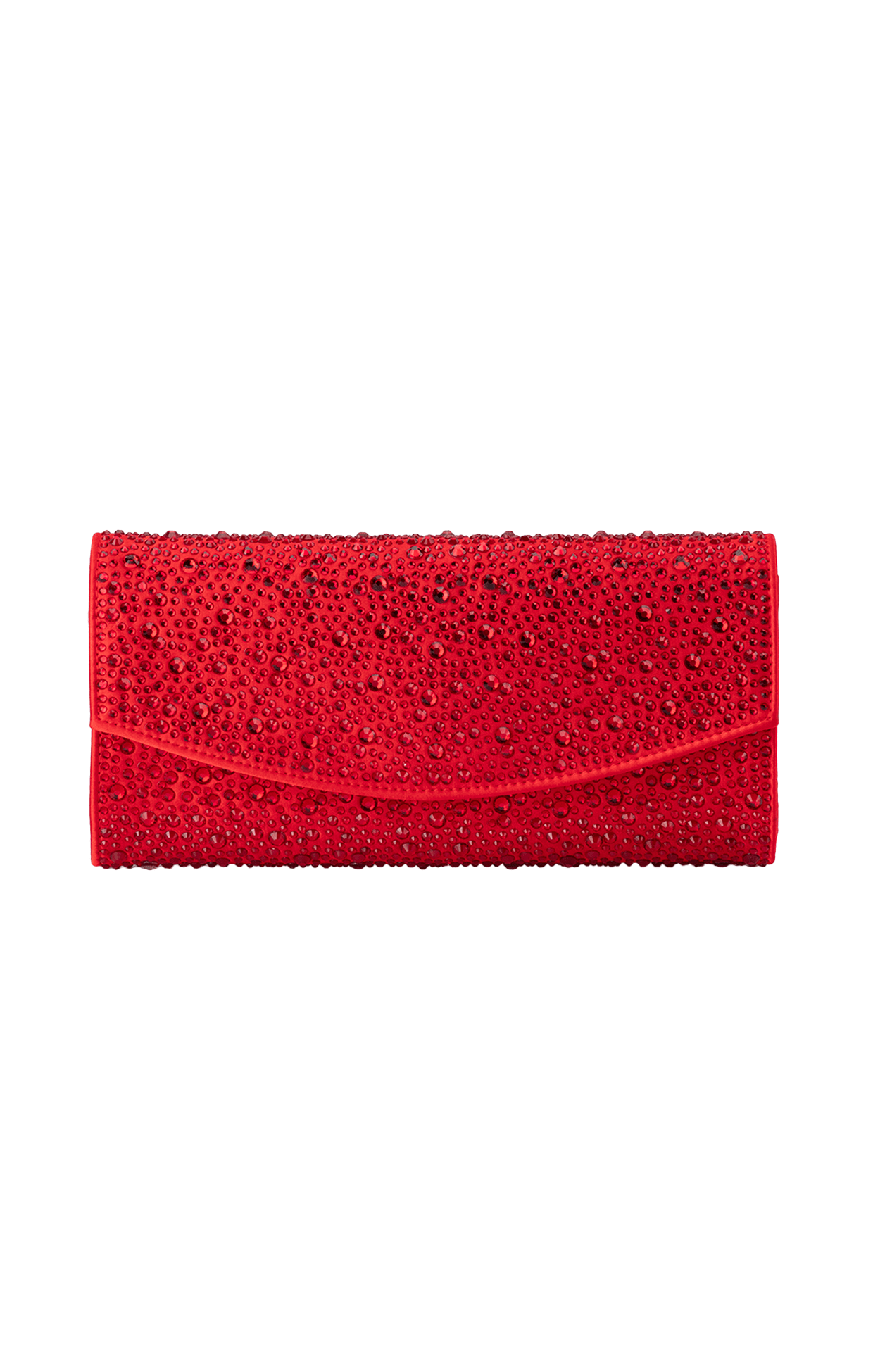 Bags OS / RED EMMA CRYSTAL CLUTCH IN RED