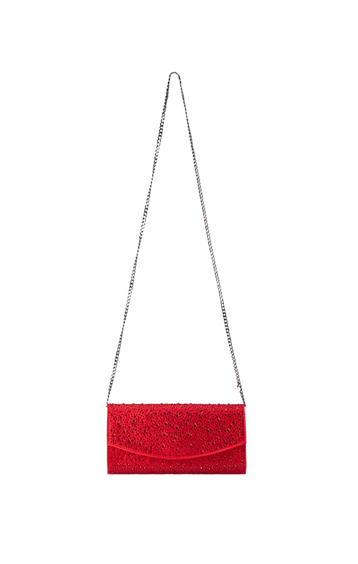 Bags OS / RED EMMA CRYSTAL CLUTCH IN RED