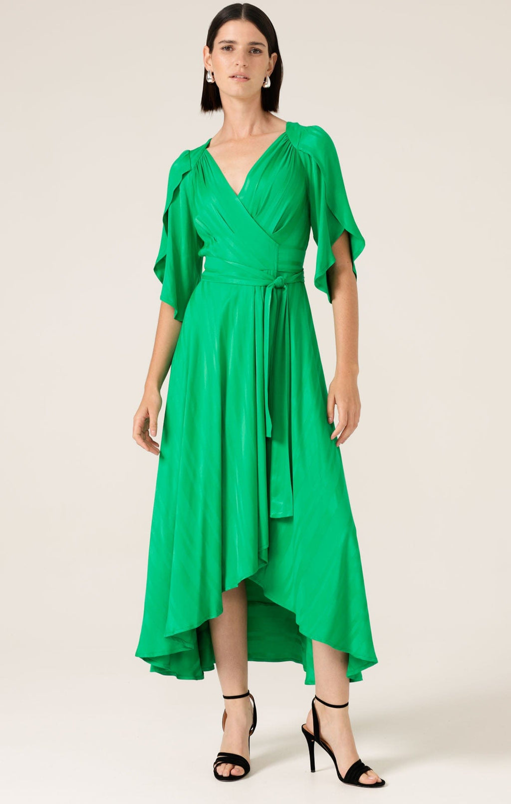 Hanworth House Wrap Dress (Apple Gr)