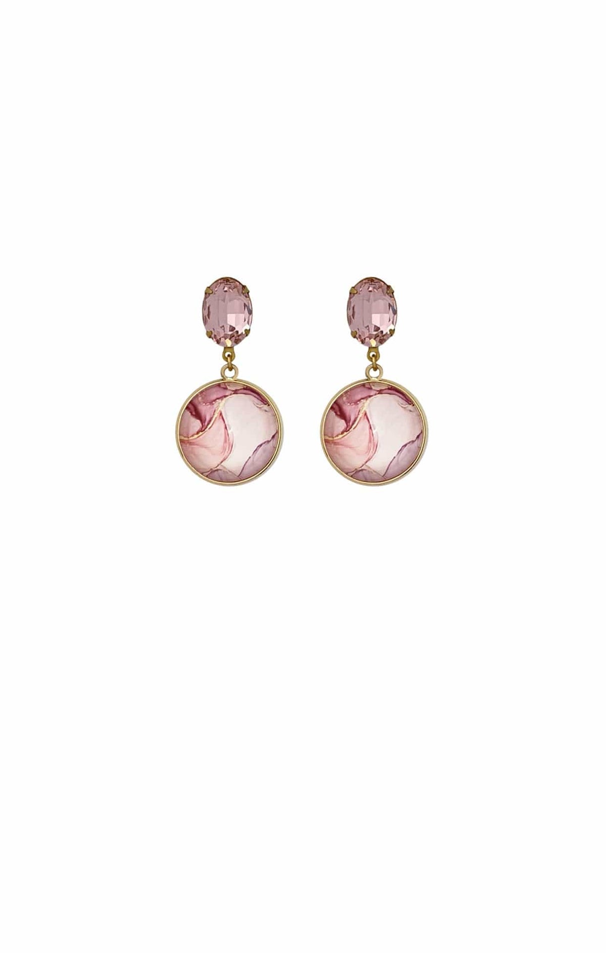 Earrings OS / PINK HARRIET EARRING IN PINK