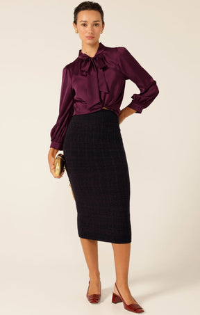 Tops HATCHIE BLOUSE IN BLACK CHERRY