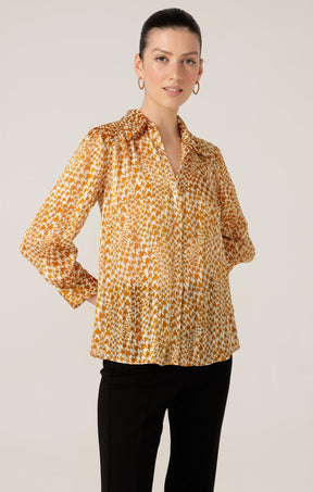 Tops HERRINGBONE BLOUSE