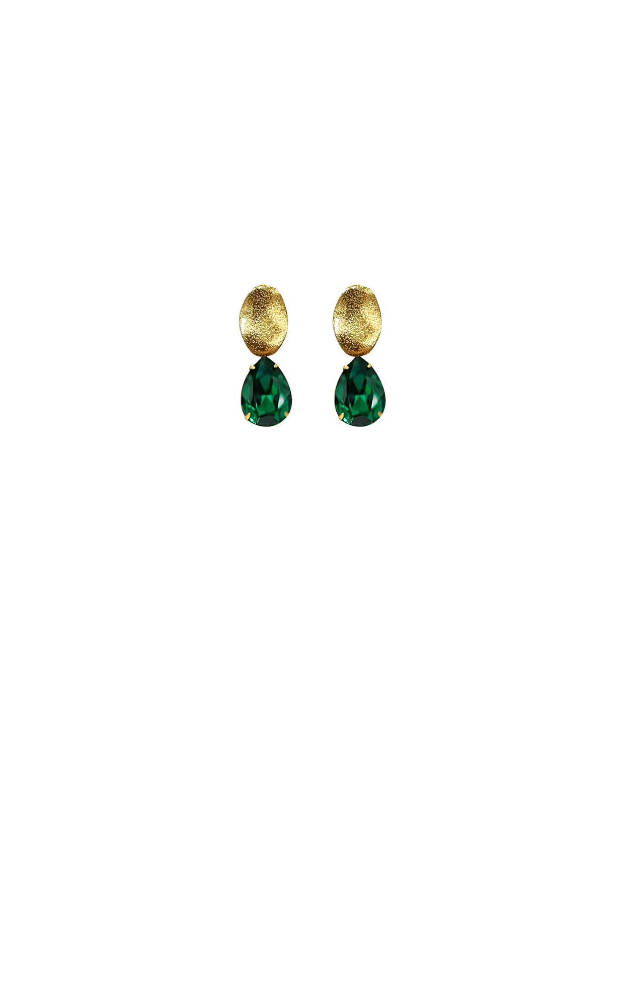 ACCESSORIES Earrings One Size / Green ISLA DROP EARRING IN EMERALD