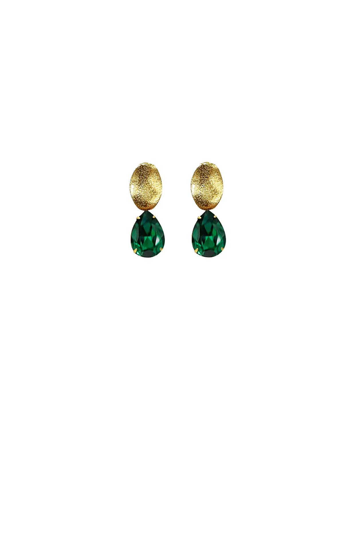 ACCESSORIES Earrings One Size / Green ISLA DROP EARRING IN EMERALD