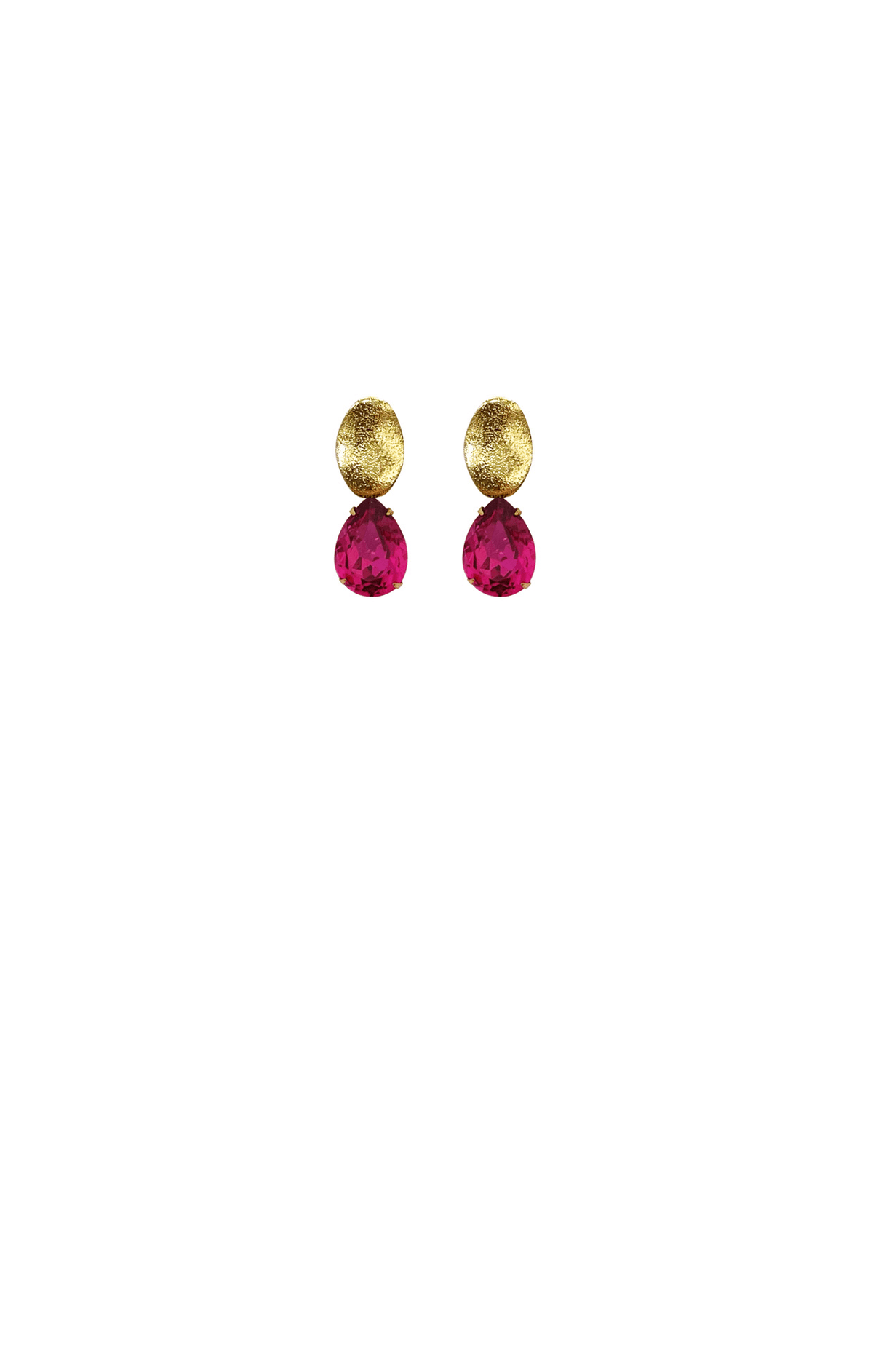 ACCESSORIES Earrings OS / PINK ISLA DROP EARRING IN FUCHSIA