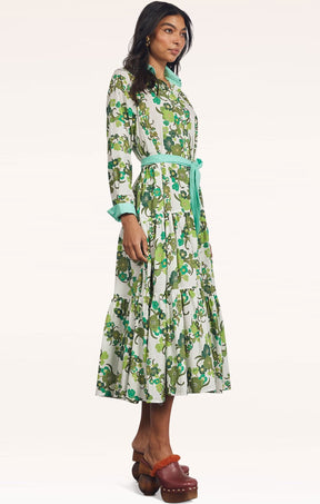 Dresses JUNGLE SHIRT DRESS IN GREEN