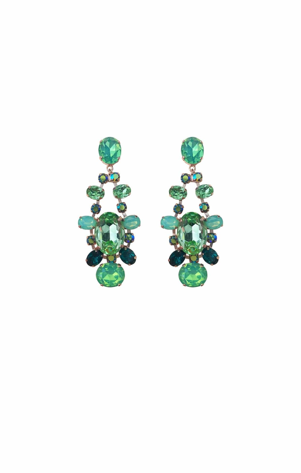 ACCESSORIES Earrings One Size / Green LISBON EARRING IN EMERALD PERIDOT