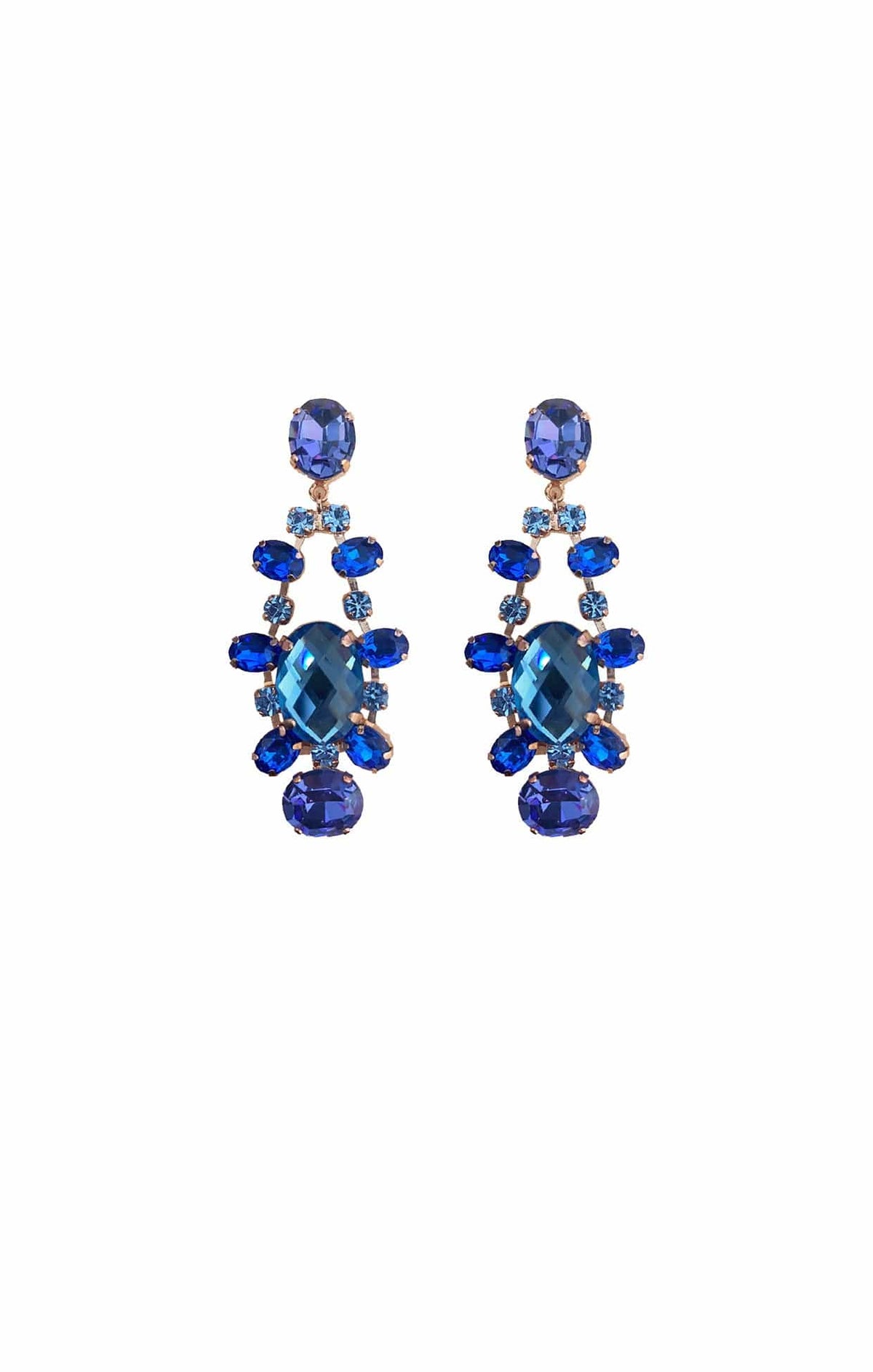 ACCESSORIES Earrings One Size / Blue LISBON EARRING IN SAPPHIRE AQUA