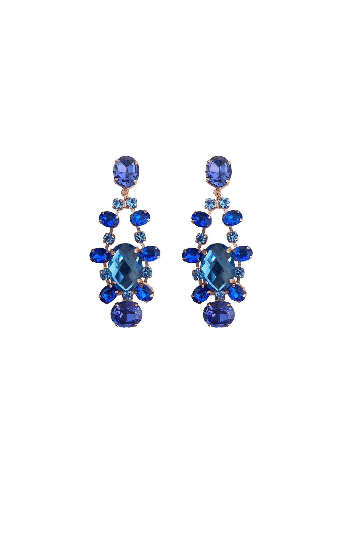 ACCESSORIES Earrings One Size / Blue LISBON EARRING IN SAPPHIRE AQUA