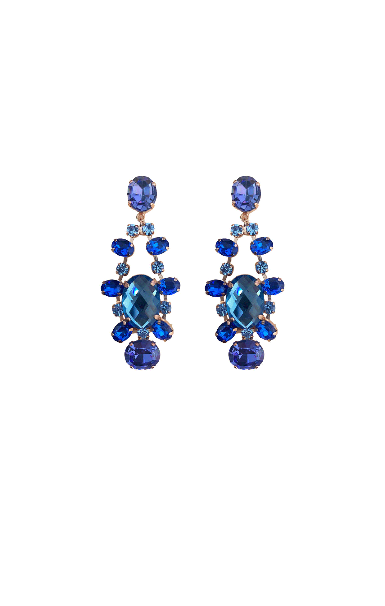 ACCESSORIES Earrings One Size / Blue LISBON EARRING IN SAPPHIRE AQUA