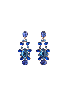ACCESSORIES Earrings One Size / Blue LISBON EARRING IN SAPPHIRE AQUA