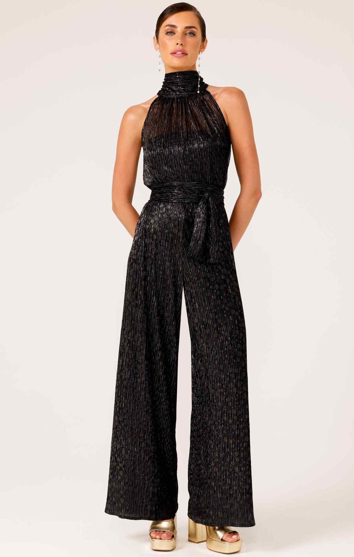 Jumpsuits MARBLE SKY JUMPSUIT IN BLACK MULTI