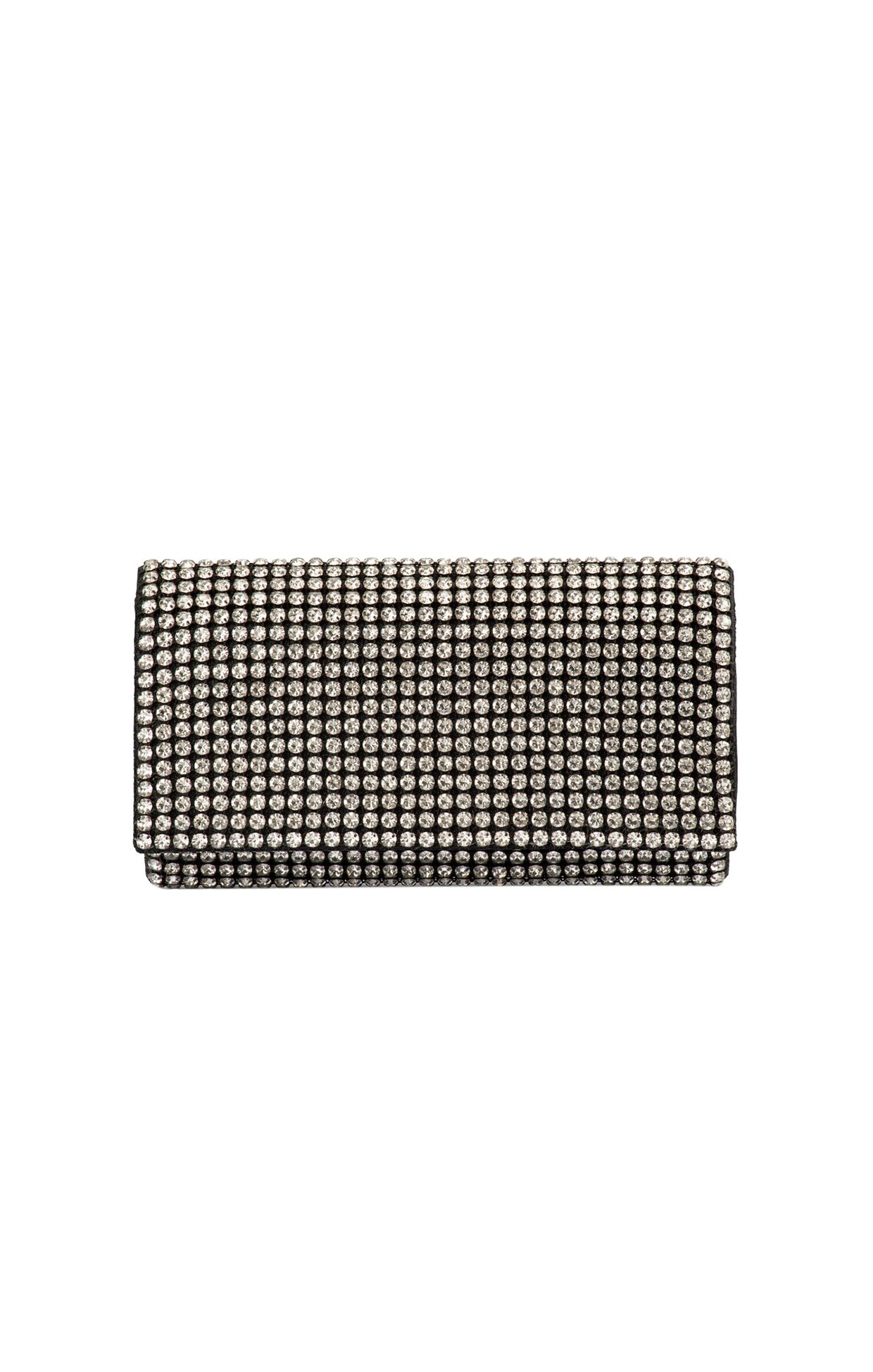 Bags OS / BLACK MARIE-ANN CRYSTAL CLUTCH IN BLACK