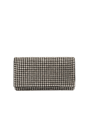 Bags OS / BLACK MARIE-ANN CRYSTAL CLUTCH IN BLACK